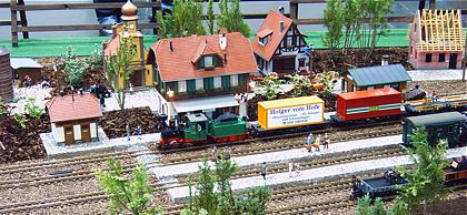 Gartenbahnatmosphäre
