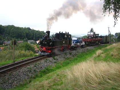 IV K mit Fotogüterzug IV K mit Fotogüterzug