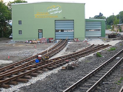 Gleisbau an der Wagenwerkstatt Gleisbau an der Wagenwerkstatt