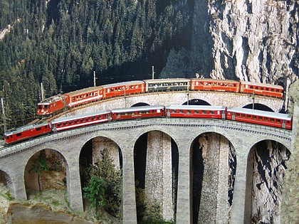 Landwasserviadukt aus der Schweiz