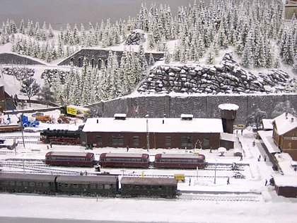 Winter im Kopfbahnhof
