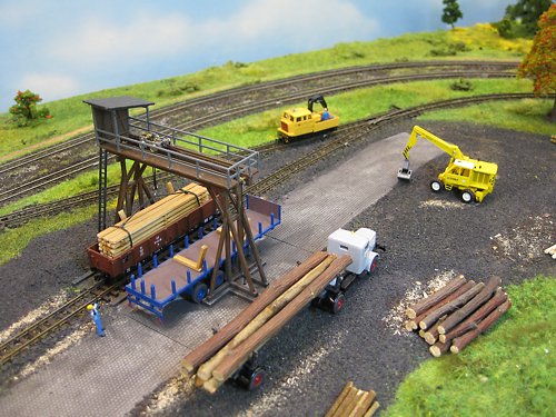 Bockkran am S&auml;gewerk