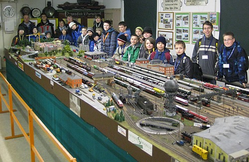 junge Parkeisenbahner aus Dresden in unserem Club