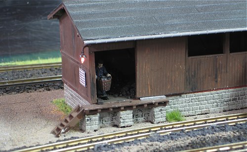 Kohlenschuppen im Bahnhof Bertsdorf Kohlenschuppen im Bahnhof Bertsdorf
