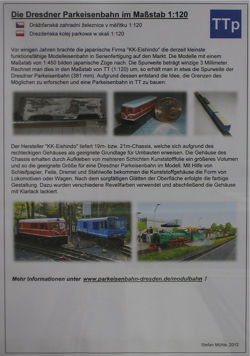Die Dresdener Parkeisenbahn im Modell