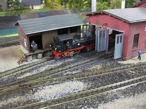 Lokschuppen in Bertsdorf