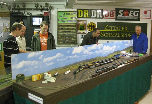 Schattenbahnhof unserer Schmalspurbahn