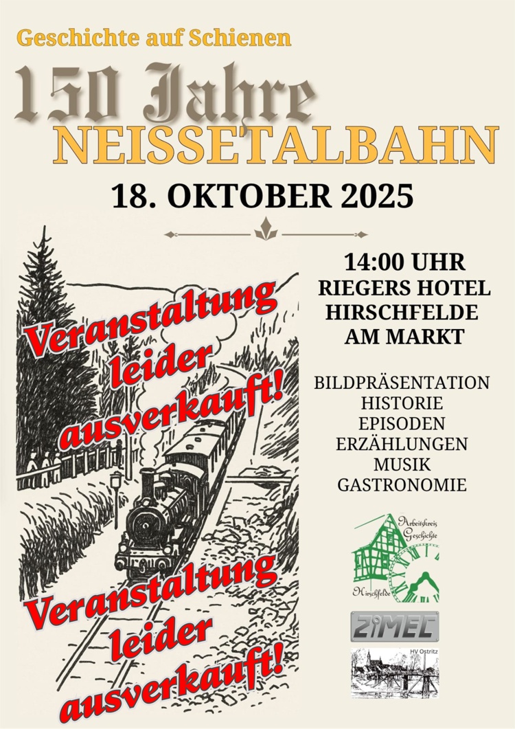 Vortrag 150 Jahre Neissetalbahn