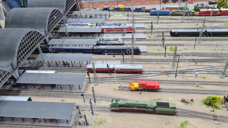 Der Leipziger Hauptbahnhof im Modell