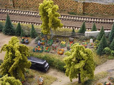 Blumen auf den Gr&auml;bern