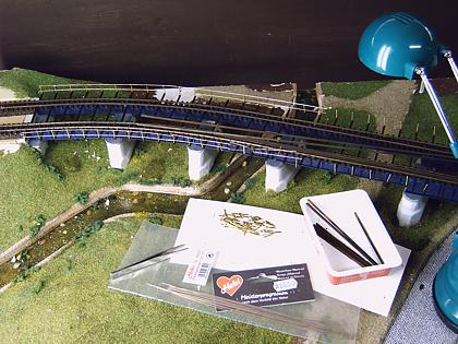 Baufortschritt an der Talbr&uuml;cke in Olbersdorf