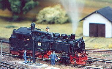 am Wasserkran in Zittau-Vorstadt