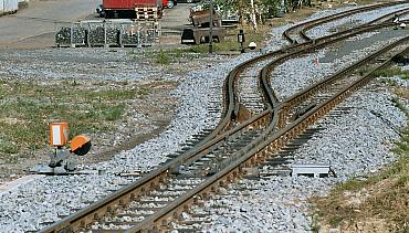 R&uuml;ckfallweiche in Zittau Vorstadt