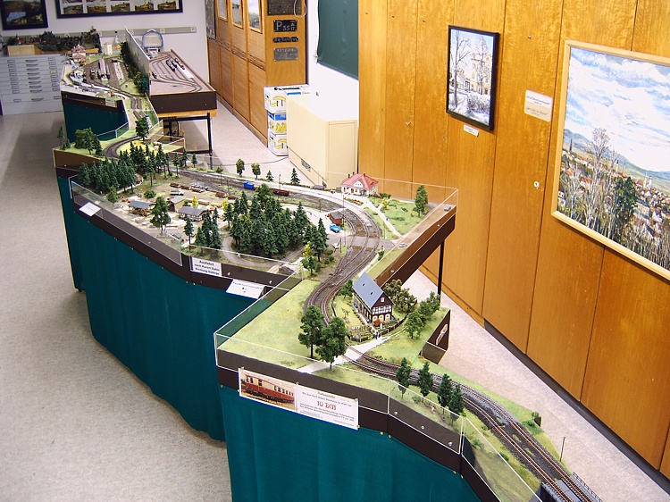 Bahnhof Oybin Niederdorf und die angeschlossenen Streckenmodule