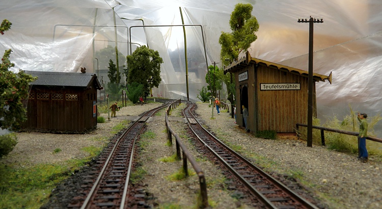 Blick in Richtung Bahnhof Oybin Niederdorf Blick in Richtung Bahnhof Oybin Niederdorf