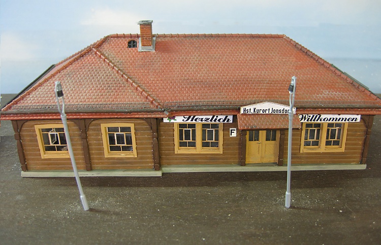 Empfangsgebäude von Jonsdorf Haltestelle Empfangsgebäude von Jonsdorf Haltestelle