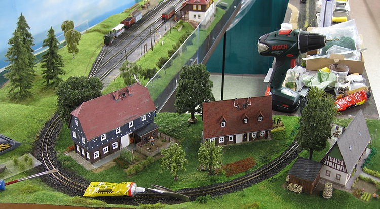 letzte Bauarbeiten im Gange