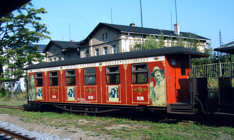 Werbewagen f&uuml;r Waldb&uuml;hne Jonsdorf