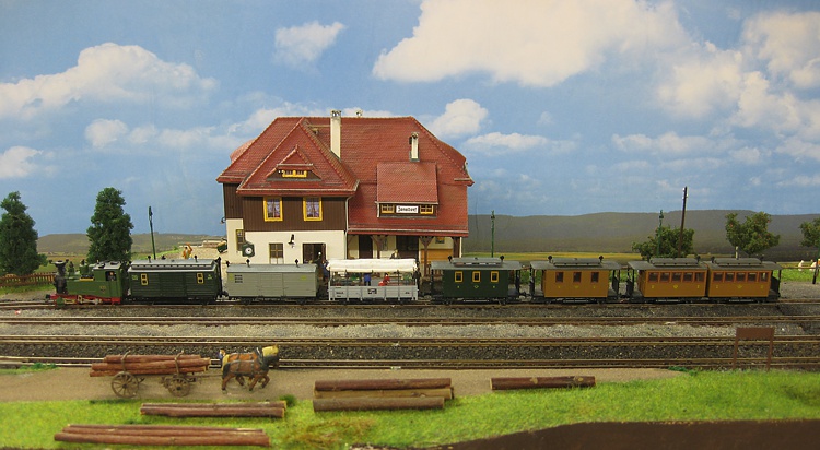 der historische IK-Zug in Jonsdorf