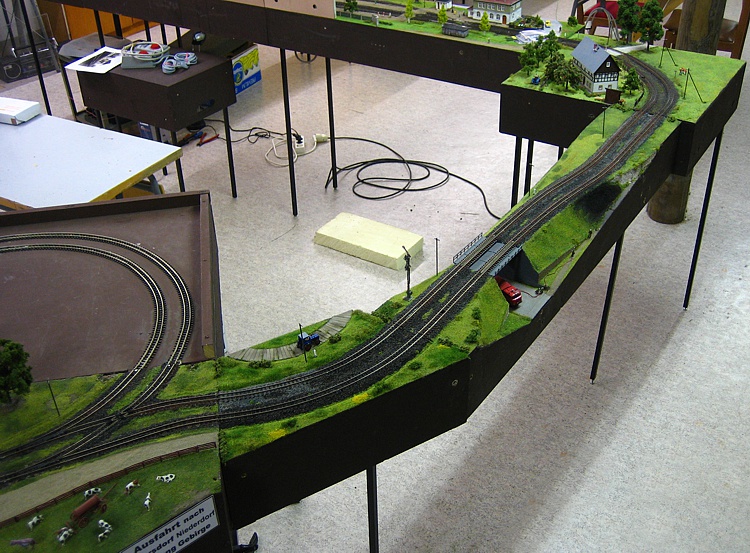 45&deg; Bogenmodul mit dem Betonplattenweg