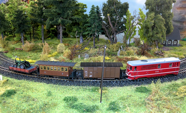 Schmalspur-Diesellokomotive der tschechischen Baureihe TU 47