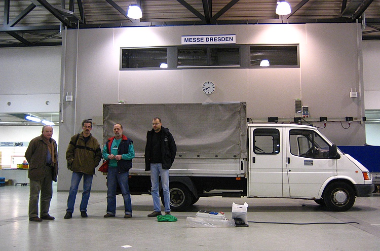 unser Transporter f&uuml;r die Heimfahrt bereit