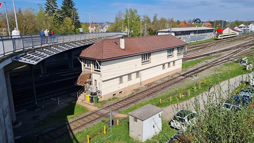 das originale Stellwerk 2 im Bahnhof Villingen