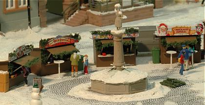 der Markt im Winterkleid